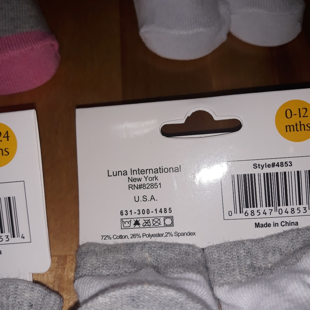 @kariwayrynen 10 Pairs Baby Girl Socks 12-24 Mths. - Picture 5 of 5
